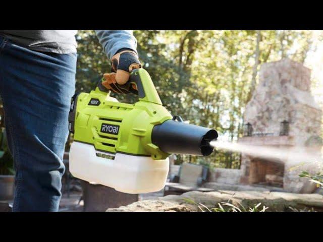 Protect your Yard with this Cordless Fogger/Mister Powered by 18 Volt Lithium Ion Battery