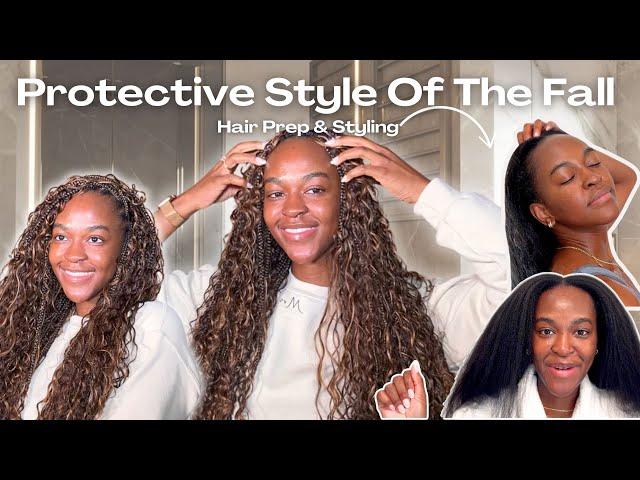 THE BEST PROTECTIVE STYLE FOR THE FALL! HAIR PREP & STYLING