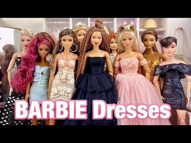 ALL my Barbie Doll Dresses - Ranking my Huge Barbie Dress Collection