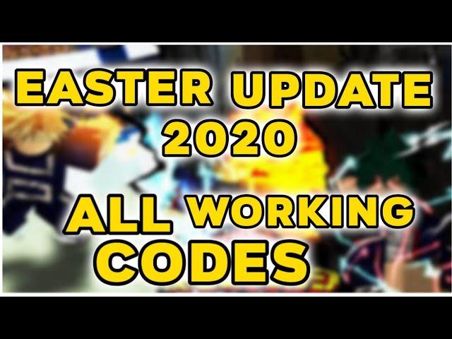 All "New Secret Working Op Codes April 2020 | Roblox Boku No Roblox