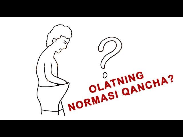 JINSIY OLATNI NORMASI QANCHA?