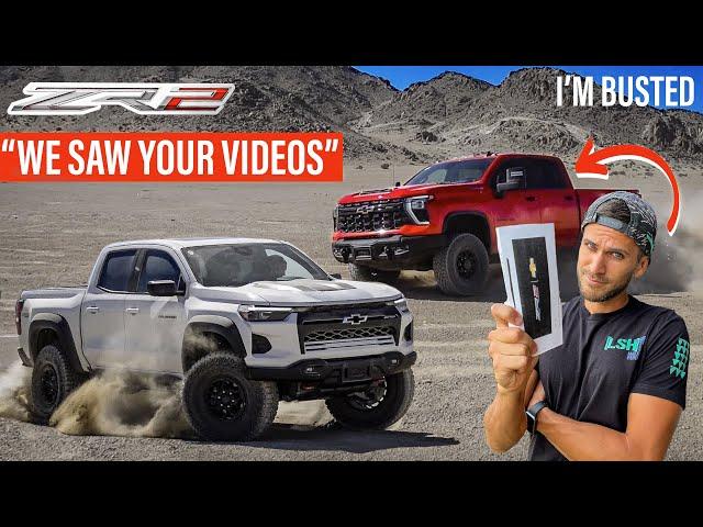 CHEVY RESPONDED - Silverado HD ZR2 BISON & Colorado Vs Johnson Valley