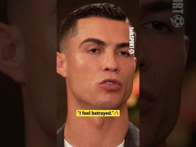 Cristiano Ronaldo feels betrayed by Erik ten Hag and Manchester United 