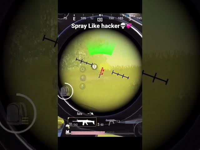 Sprays like hacker| #bgmi #iphone #iphonexr #montage #bgmihighlights #bgmishorts #pubgmobile