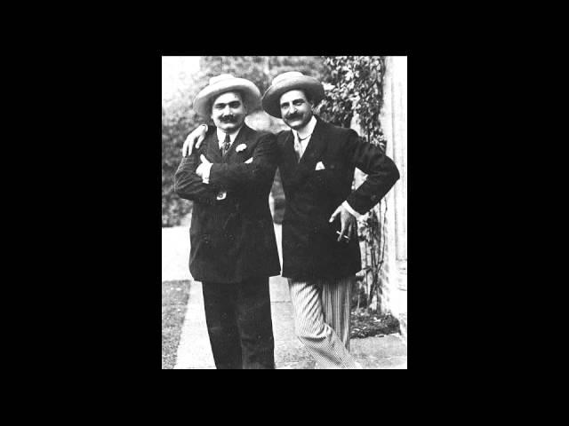 Puccini: La Bohème. Duet Caruso and Scotti (baritone)