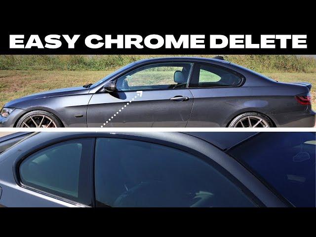 BMW Chrome Delete: How I Wrapped My Window Trim Black for a Sleek, Clean Look