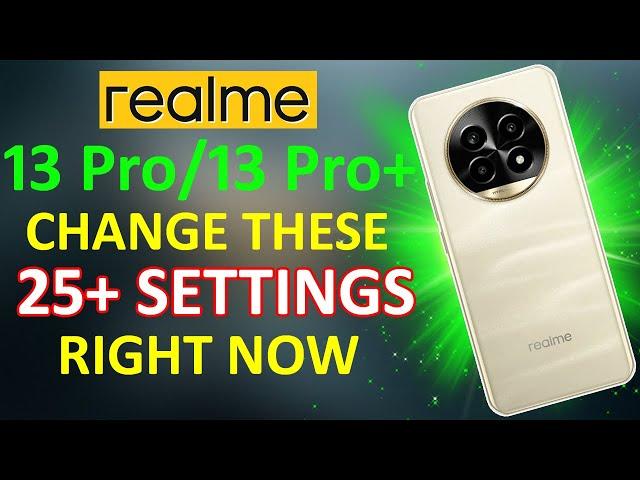 Realme 13 Pro & 13 Pro Plus 25+ Hidden Settings  Over Heating & Battery Drain Problems Solved 