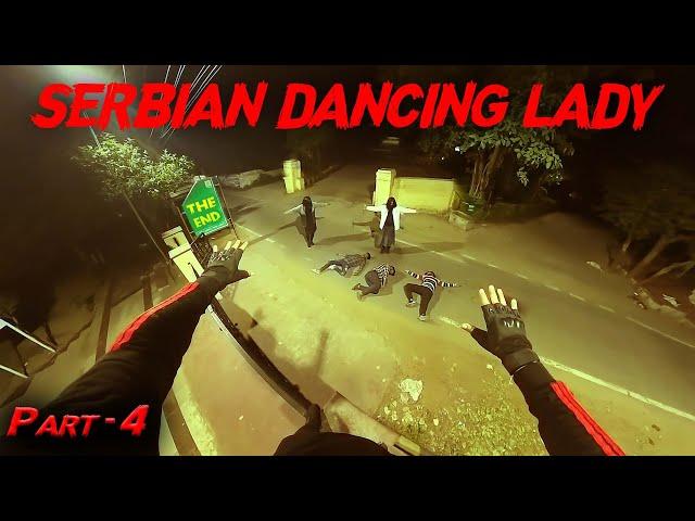 Serbian Dancing Lady Part 4 | Indian Parkour  |  Dancing Lady | Horror pov @Flyingmeenaboi