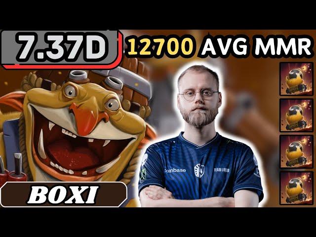 7.37d - Boxi TECHIES Soft Support Gameplay - Dota 2 Full Match Gameplay