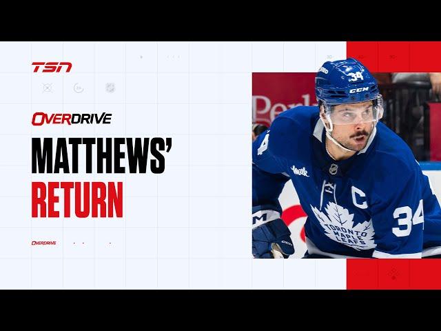 An update on Auston Matthews' return | OverDrive Hour 2 | 11/25/24