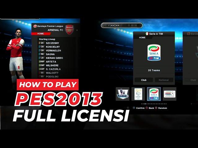 [PS3] How To Play Pro Evolution Soccer 2013 FULL DLC - LICENSI