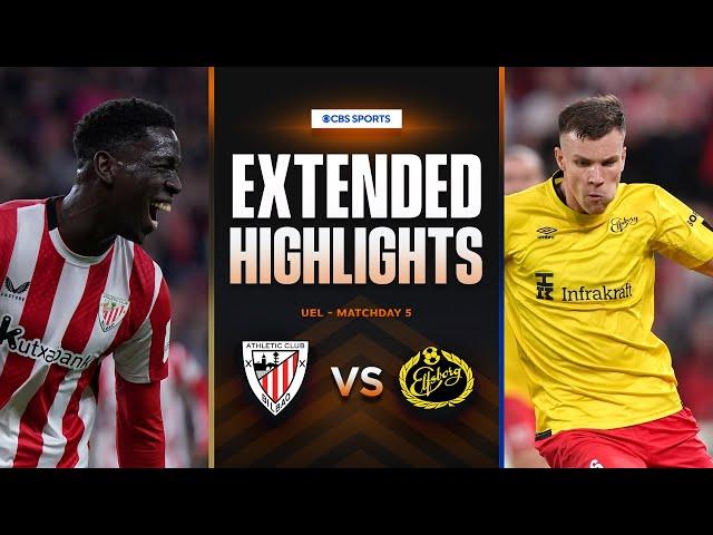 Athletic Club vs. IF Elfsborg: Extended Highlights | UEL League Phase MD 5 | CBS Sports Golazo