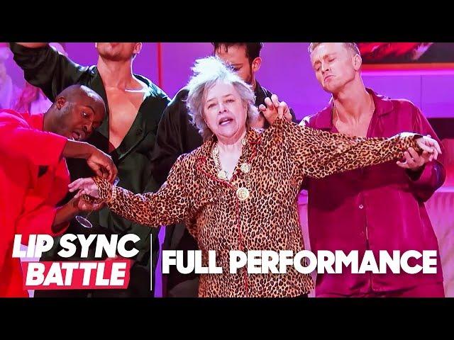 Kathy Bates Performs “Hip Hop Hooray” & “That’s What I Like” | Lip Sync Battle