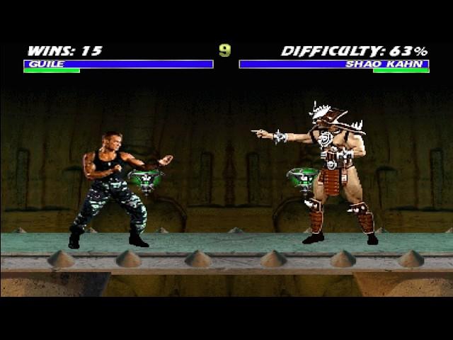 Ultimate Mortal Kombat 3 - Jean-Claude Van Damme (Guile) Full Playthrough