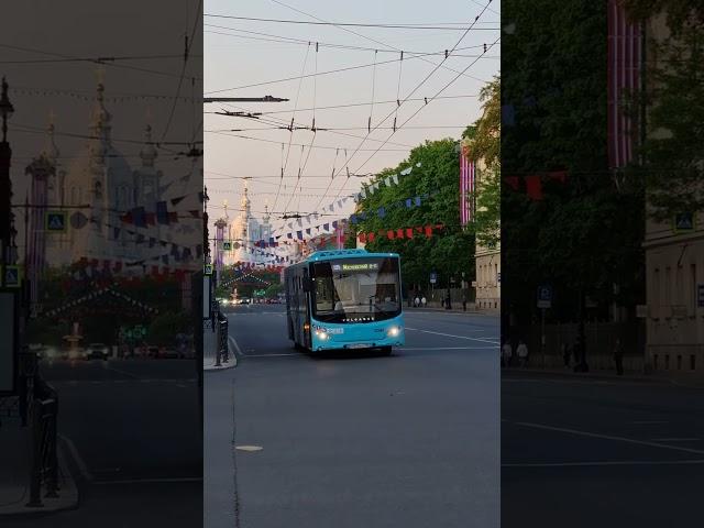 Вид на Смольный собор. Петербург в июле.