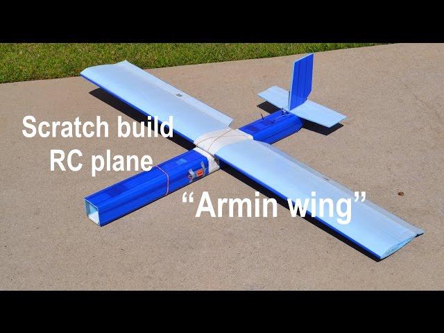 Scratch build RC plane "Armin wing"