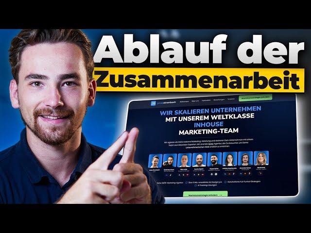 So läuft die Zusammenarbeit mit unserem Weltklasse-Marketing Team ab