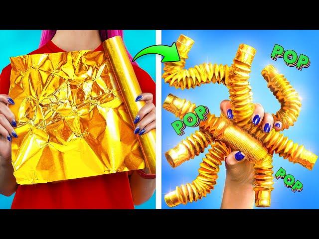 Pop It и Simple Dimple DIY! 7 антистресс игрушек своими руками