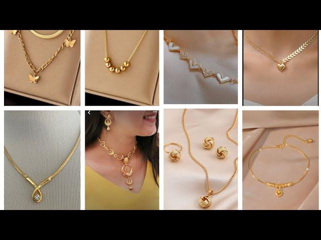 Latest gold pendant design//light waight gold mangalsutra design/daily wear gold chain // new design