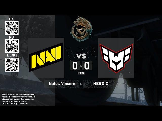 Natus Vincere vs. Heroic - PGL Wallachia Season 2 - Group Stage BO3