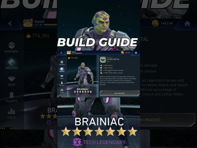 How To Build Brainiac  #injustice2mobile