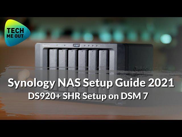 Synology NAS Setup Guide 2021 (DS920+ SHR Setup on DSM 7)