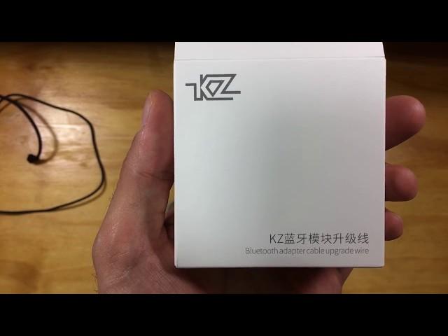 Unboxing & First Impressions  KZ ZST Earphone Bluetooth Adapter Cable