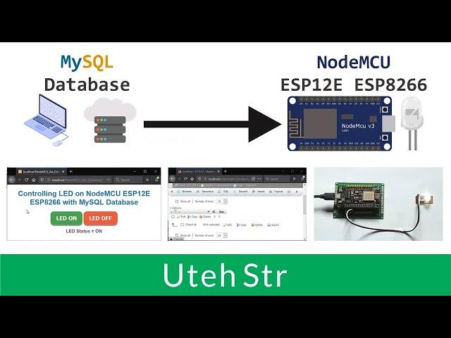 Arduino IDE + NodeMCU ESP12E ESP8266 + MySQL Database | NodeMCU Getting Data from MySQL Database