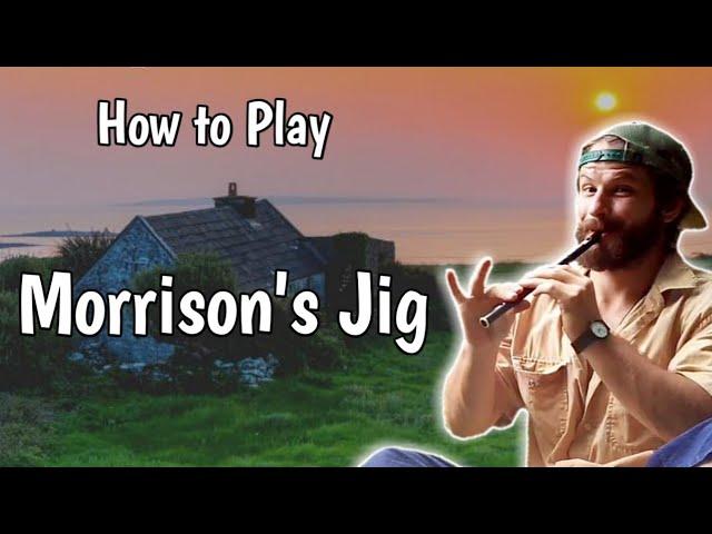 How to Play | Morrison's  Jig - Tin Whistle Cover +Tabs Tutorial