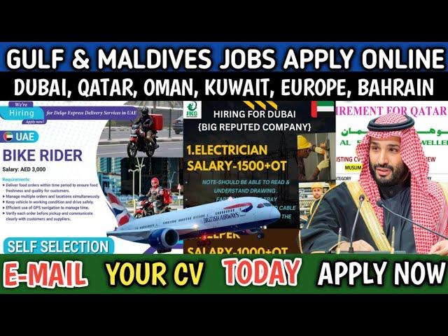 QATAR  MALL SALES JOBS VACANCY | SAUDI PACKING HELPERS JOBS | DUBAI TELESALES JOBS | GULF BIKE JOB