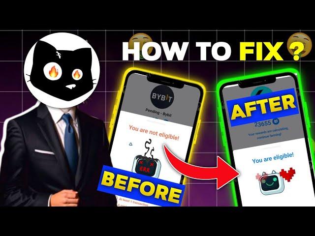 How to Fix Cats Airdrop Not Elegible Issue ! Why I am Not Elegible for Cats airdrop ? How to fix