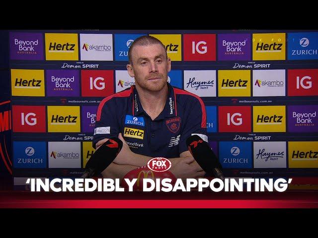 'They dominated us': Goody discusses what went wrong  | Dees Press Conference | Fox Footy