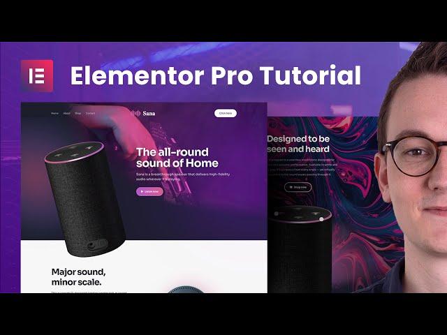 How I designed this product website in Elementor Pro