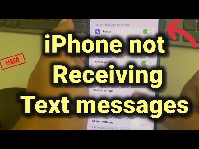 iPhone not receiving Text messages : Here is the fix