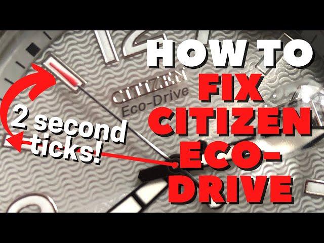 How to Fix Your Citizen Eco-Drive Watch | Replace Capacitor