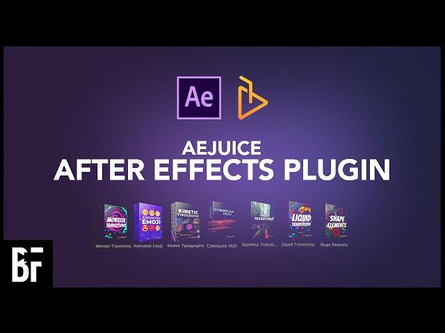 Create Amazing Effects with this After Effects Plugin - AeJuice (Free and Paid Plugins Available)