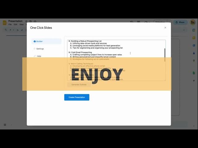 SlideGPT Google Slides AI creator