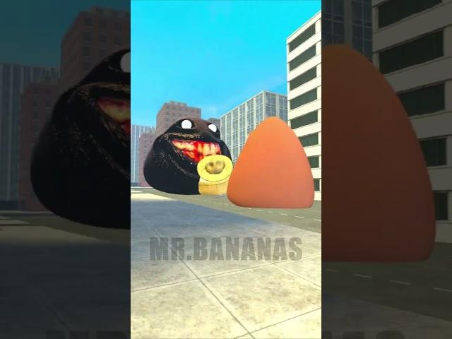  POU NORMAL VS POU BOU HORROR