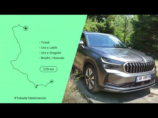 Fation Plaku eksploron me Skoda Kodiaq tërësisht të Ri #1skoda1destinacion