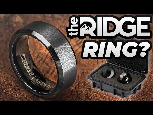 FINALLY Better Ring Options for Men? - The Ridge Tungsten Wedding Band Review