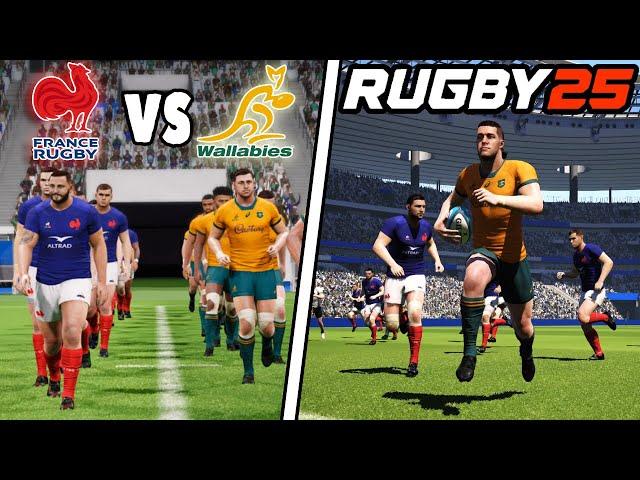 RUGBY 25 EARLY ACCESS - My First Game - France vs Australia - Rugby 25 Gameplay & Commentry #rugby25