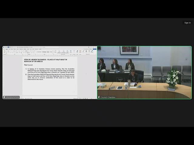 Darebin City Council | Council Meeting - 6:00pm Monday, 28 April 2025