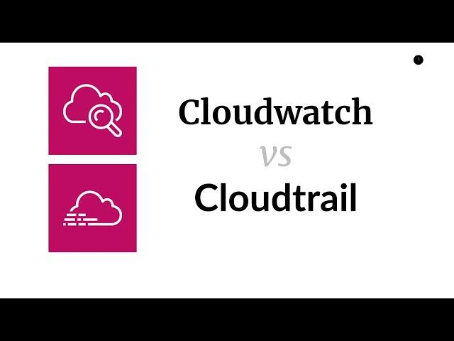 AWS Cloudwatch vs Cloudtrail - Whats the Difference?