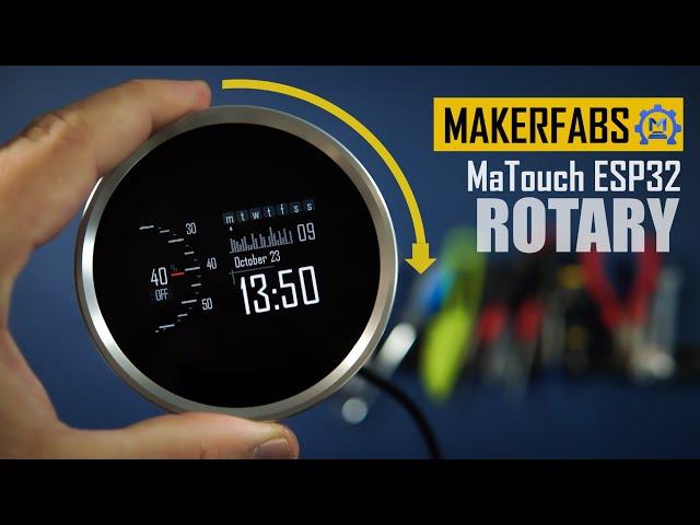 Lights control using Makerfabs MaTouch ESP32 Rotary