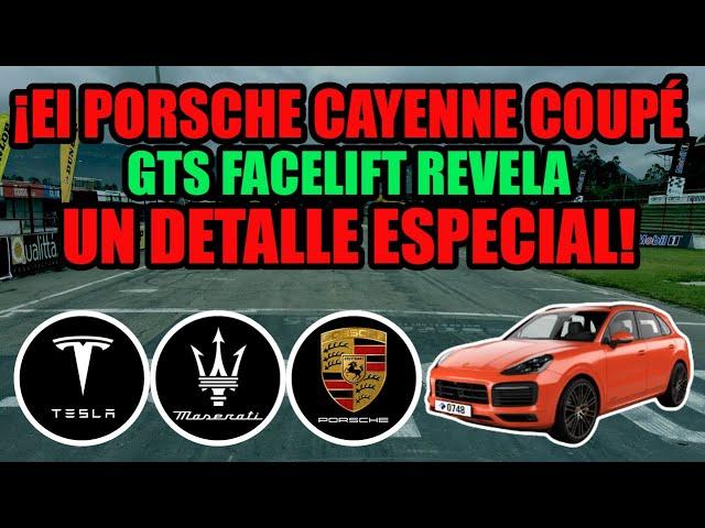 ¡El Porsche Cayenne Coupé GTS Facelift revela un detalle especial!