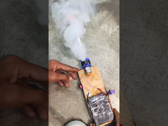 DIY dc motor FOG machine