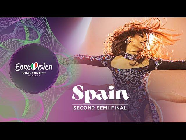 Chanel - SloMo - LIVE - Spain  - Second Semi-Final - Eurovision 2022