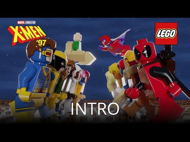 X-Men '97 Intro but in LEGO | Blender 3D Animation | 4K