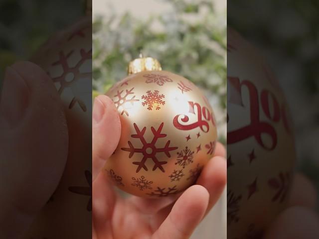 xTool Laser Engraves Perfect Glass Ornaments #shorts #xtoolf1 #xtoolf1ultra