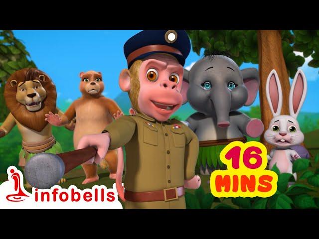 Akkad Bakkad Bambe bo & more | Hindi rhymes for Children | Infobells